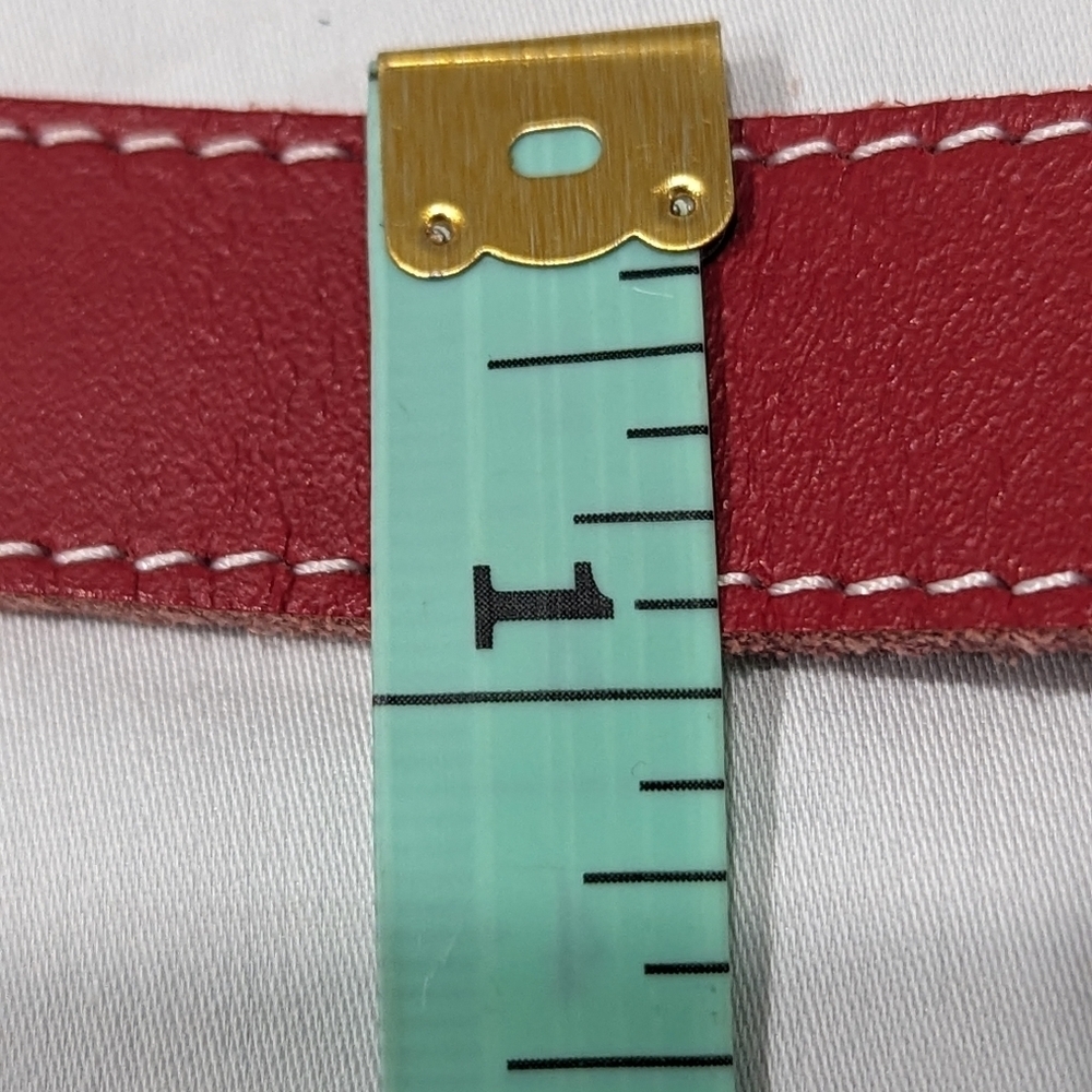 Blumarine Baby Made In Italy Size 24 Genuine Leather Belt - Picture 9 of 9